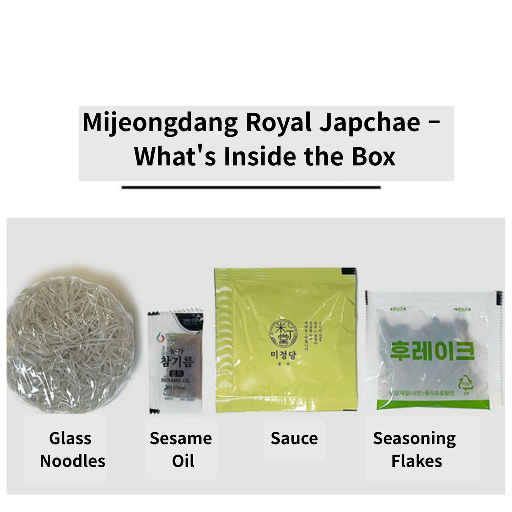 Mijeongdang K-Food Bundle Set – Royal Japchae × 5 + Eomuk Tteokbokki × 5 (10 Pack) 🇰🇷