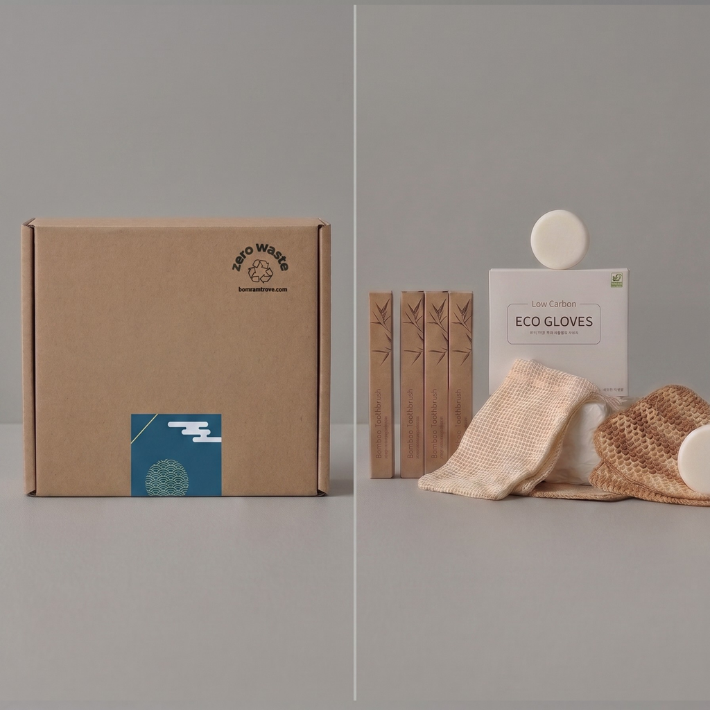 Kit Plant-Based Dish Soap	bomramtrove Zero Waste Home Starter Kit – Plant-Based Dish Soap, Eco-Friendly Korean Cleaning