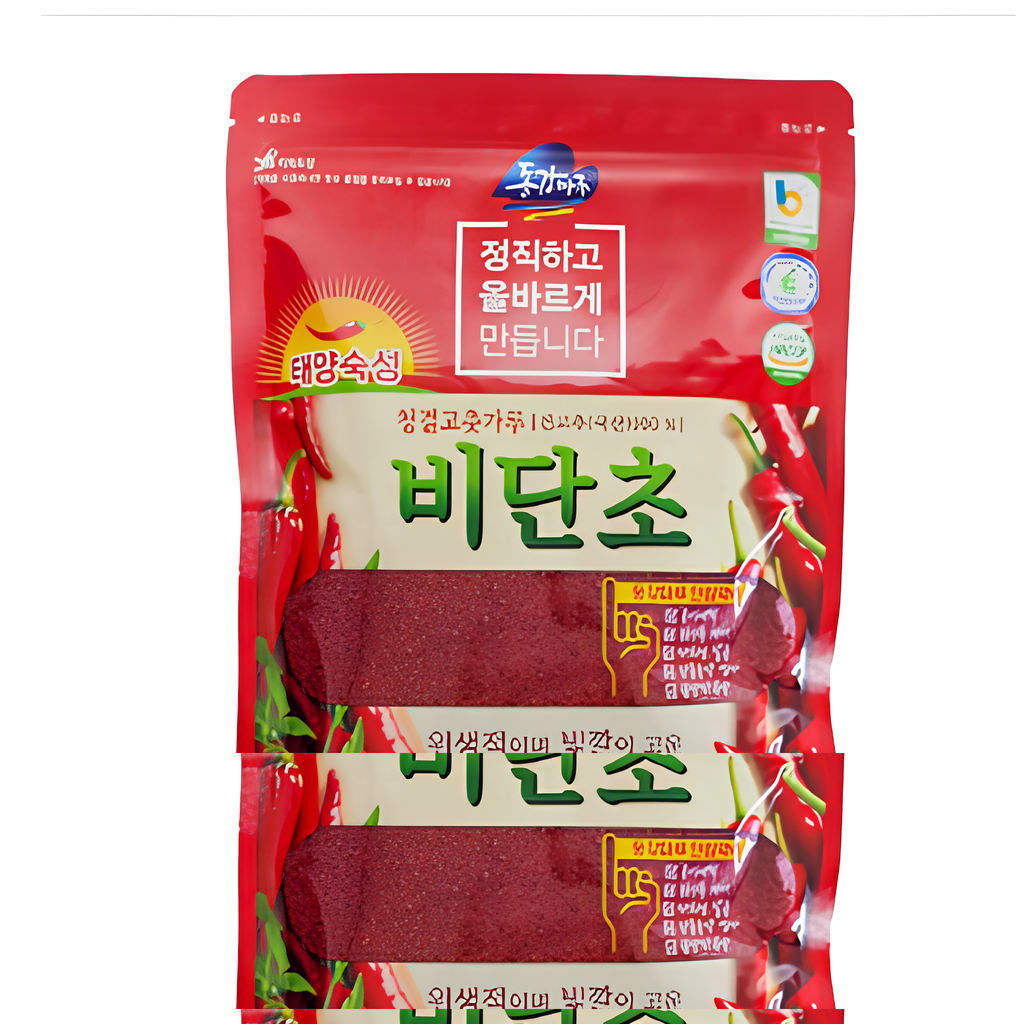 Bidancho Premium Sun-Dried Gochugaru | 100% Yeongwol Korean Red Pepper Powder | HACCP Certified | Glass Greenhouse Dried