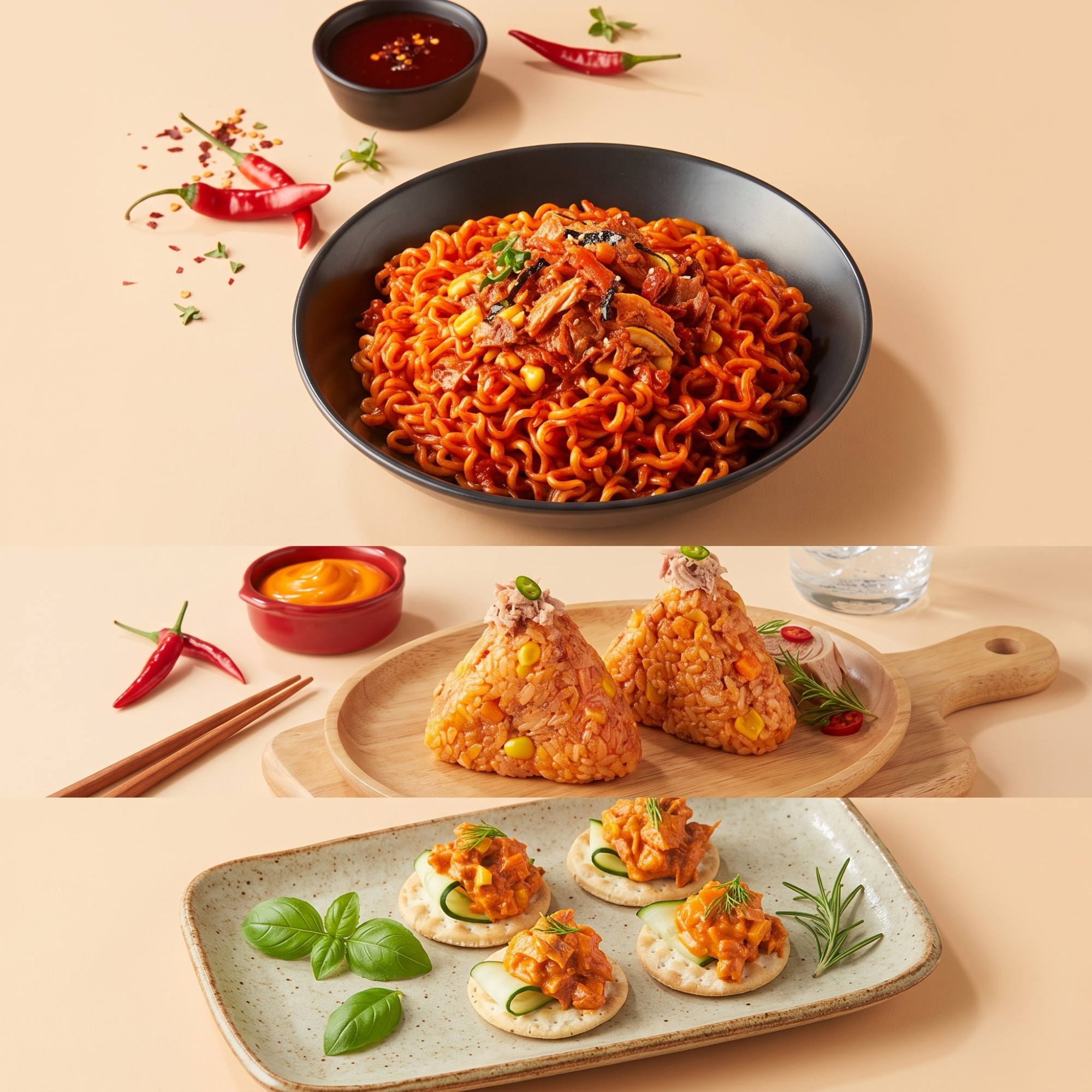 Korean Instant Meal Bundle  Bibigo Japchae Noodles