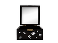 DIY Mother of Pearl Jewelry Box Kit: 3 Real Nacre & 1 Hologram Stickers. Korean Craft Gift for Seniors Dementia Activity