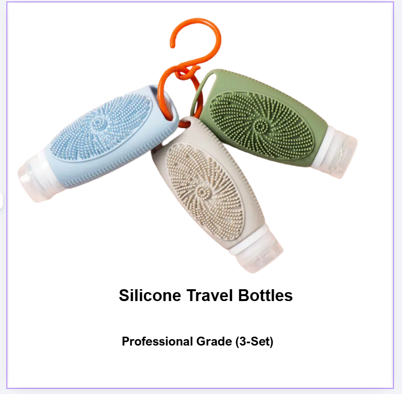 bomramtrove Travel Toiletry Bag 15-in-1 Kit – Portable Organizer for Toiletries, TSA Approved