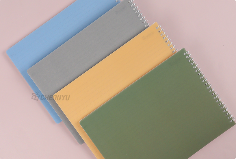bomramtrove Sketch Notebook Spiral Bound – Cute Animal Design, Korean Stationery Drawing Journal