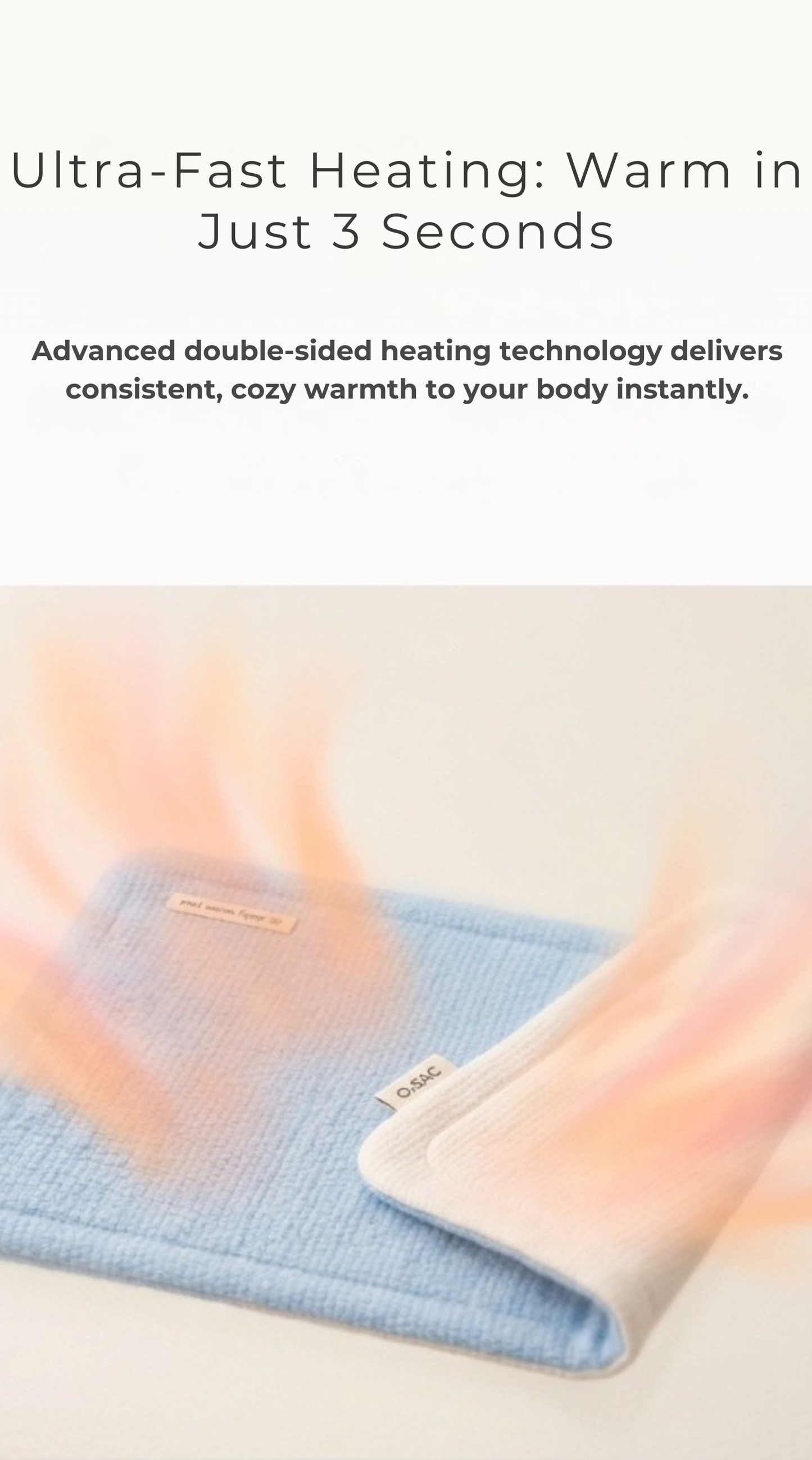 bomramtrove Far-Infrared Heating Pad for Menstrual Cramps (Pink)