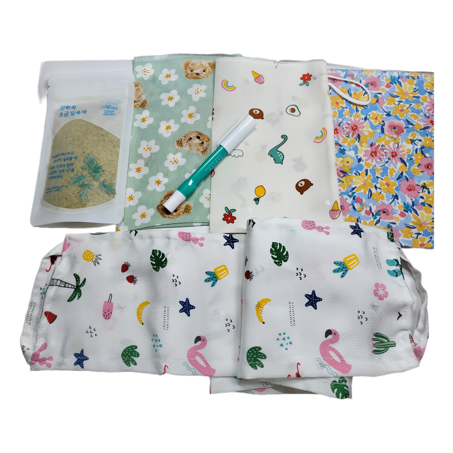 bomramtrove Korean Spa Exfoliating Cloth Set