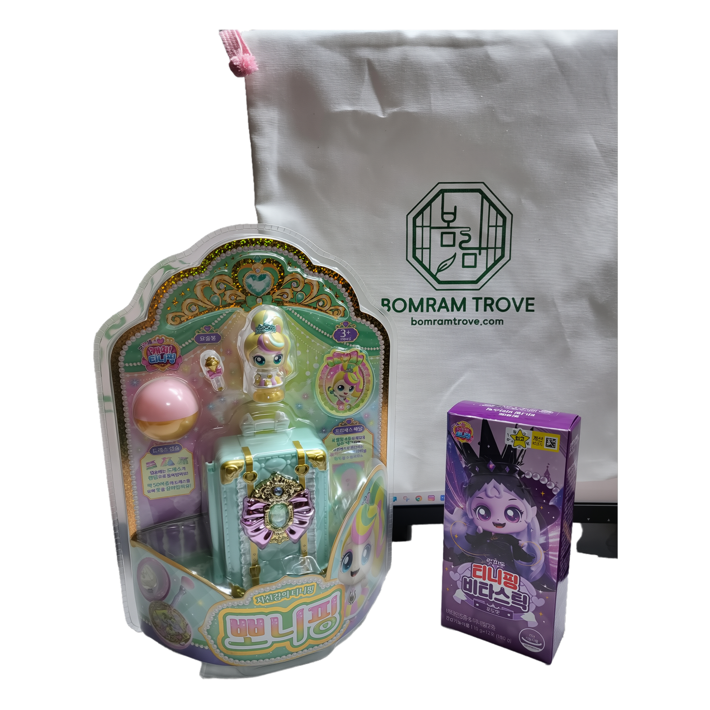 bomramtrove 3-in-1 Premium Gift Set Catch! Teenieping (hachuping)