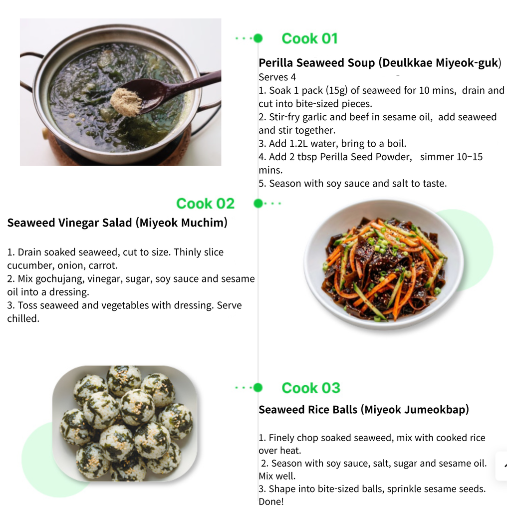 Korean Perilla Powder & Organic Seaweed Solo Kit | 250g + 5g×15 Packs | Wando Certified Organic | HACCP | Gluten Free
