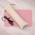 "Korean Far-Infrared Heating Pad –  Portable Relief for Period Cramps  & Back Pain (Pink)"