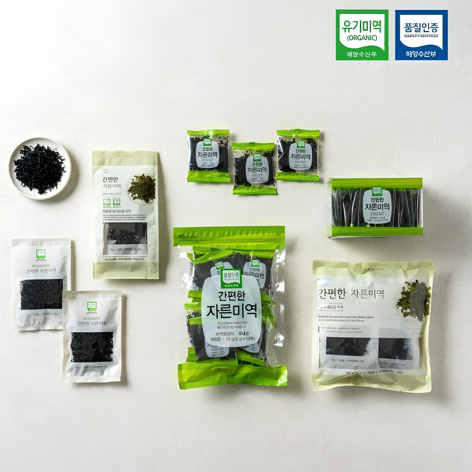 Korean Perilla Powder & Organic Seaweed Solo Kit | 250g + 5g×15 Packs | Wando Certified Organic | HACCP | Gluten Free