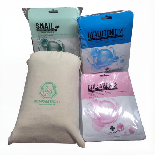 bomramtrove Facial Mask Sheet 30-Pack Variety Set