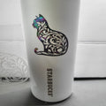 Real Mother of Pearl Art Decals (Set of 7) - Premium Abalone Shell Stickers for Tumblers, Mugs, Phones - Water-Resistant & Curved Surface Friendly - Handcrafted by Disabled Artists