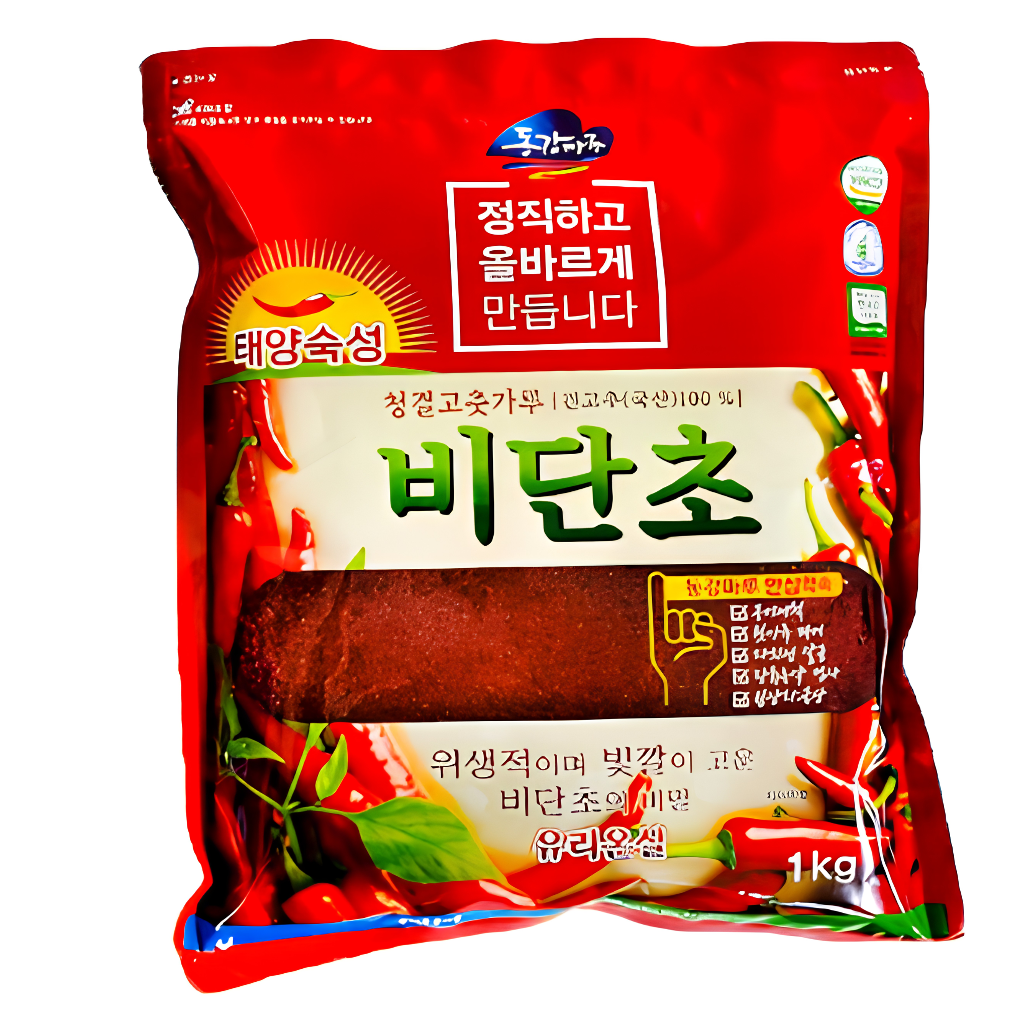 Bidancho Premium Sun-Dried Gochugaru | 100% Yeongwol Korean Red Pepper Powder | HACCP Certified | Glass Greenhouse Dried