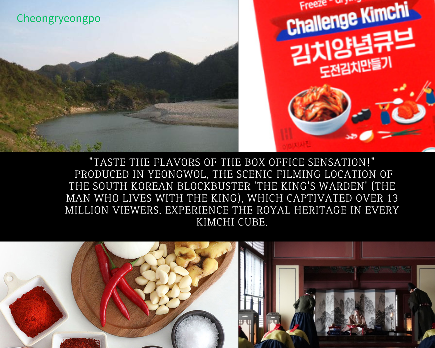 Korean Vegan Soup kit from The King's Warden Film Location