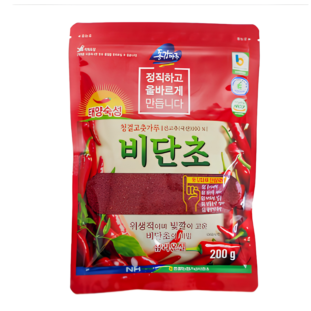 Bidancho Premium Sun-Dried Gochugaru | 100% Yeongwol Korean Red Pepper Powder | HACCP Certified | Glass Greenhouse Dried