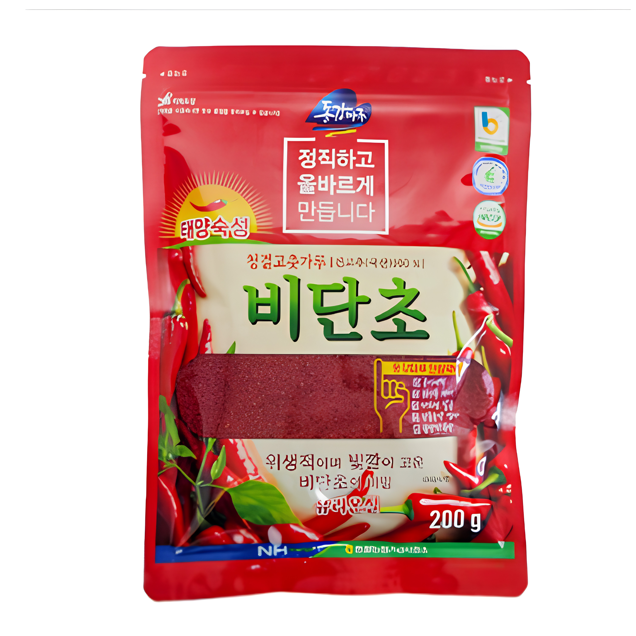 Bidancho Premium Sun-Dried Gochugaru | 100% Yeongwol Korean Red Pepper Powder | HACCP Certified | Glass Greenhouse Dried